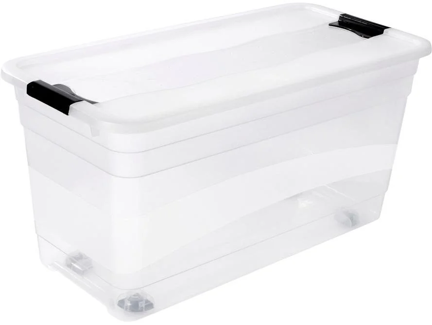 KEEEPER konrad Aufbewahrungsbox 83L mit Rollen, Deckel