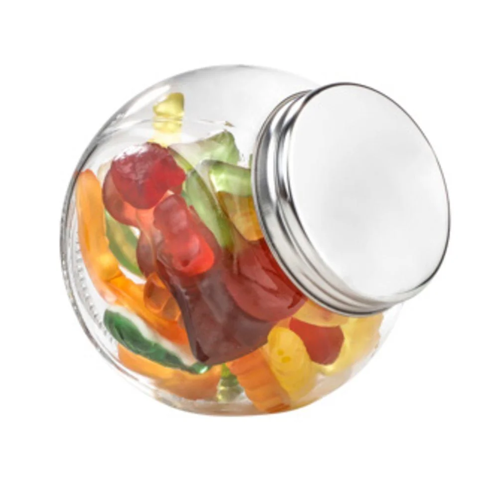 Vorratsglas mit Metalldeckel – Bonbon-Glas ca. 470 ml