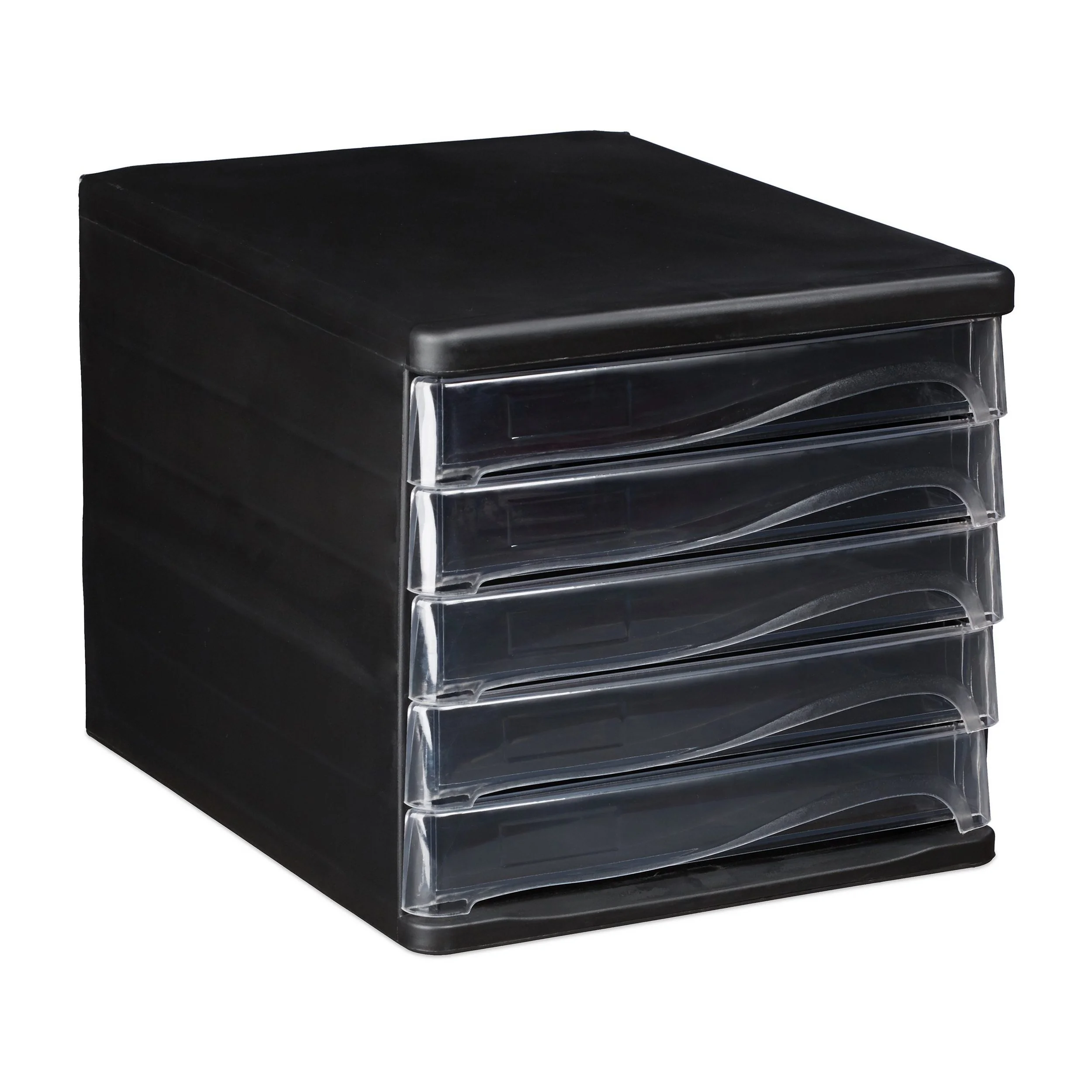 Relaxdays Schubladenbox mit 5 Fächern Büro Organizer