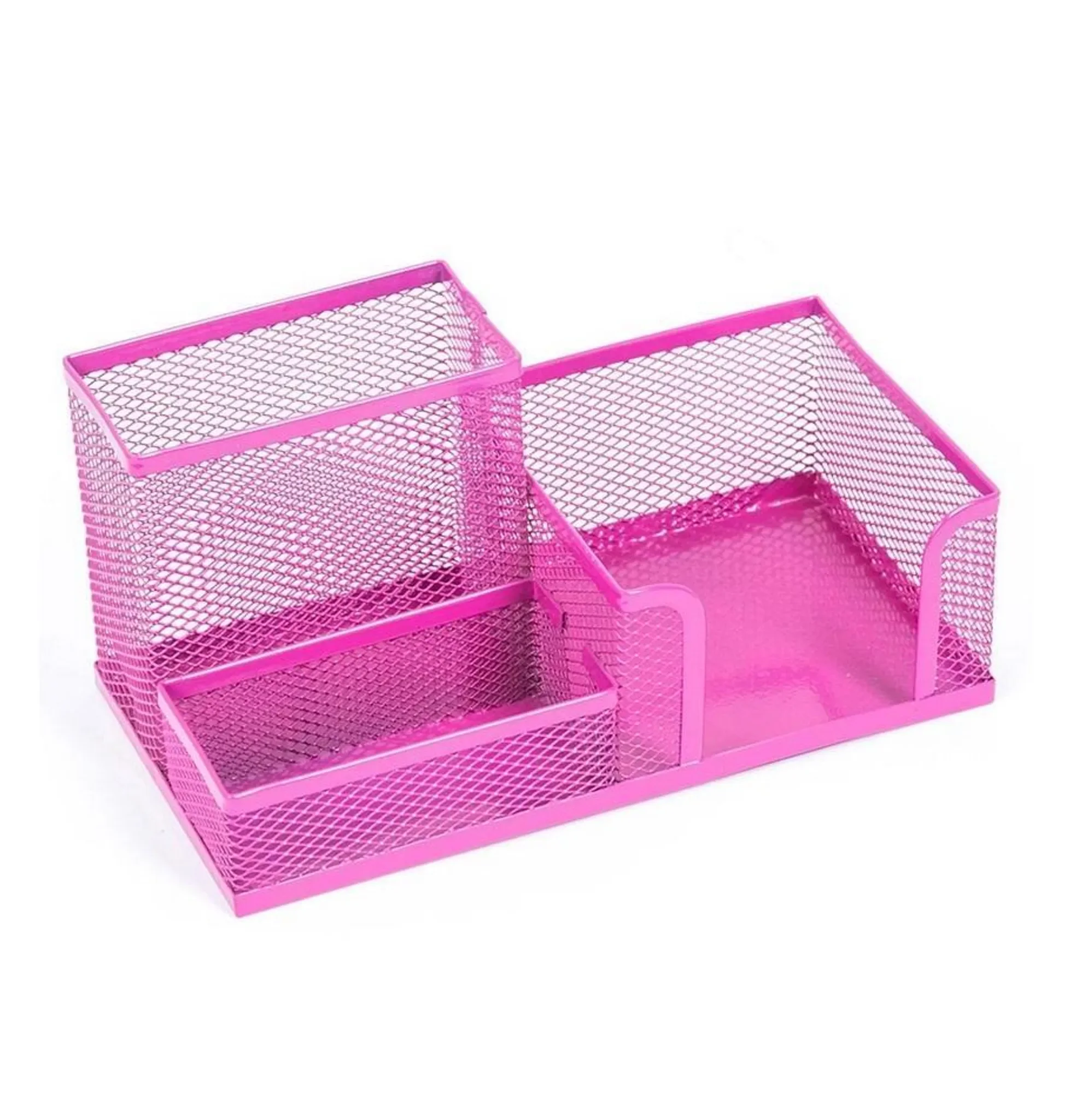 Leviatan Metall-Organizer mit Fächern – Pink