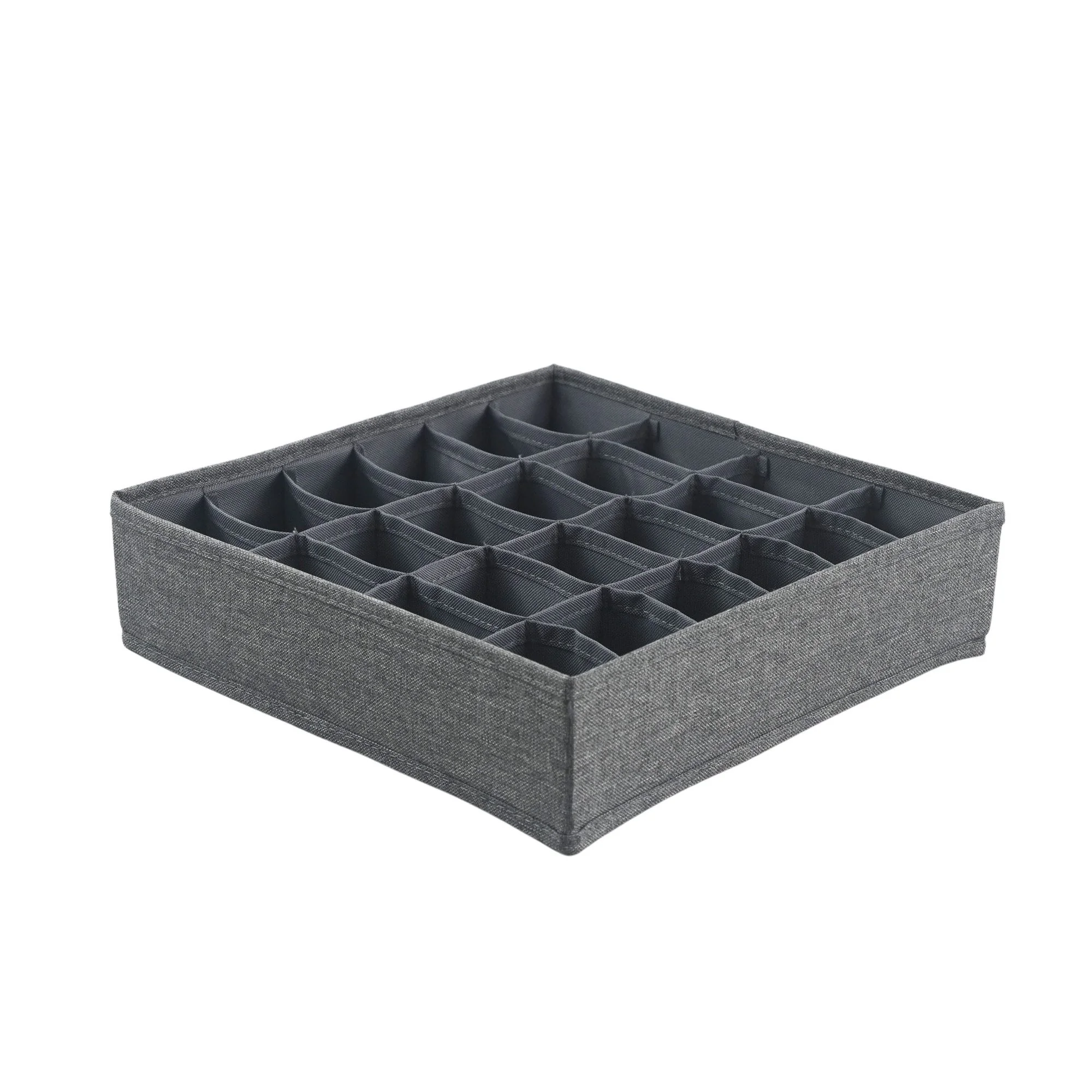 HAUSLEBEN Organizer Box 30x30x8 cm 24 Fächer faltbar