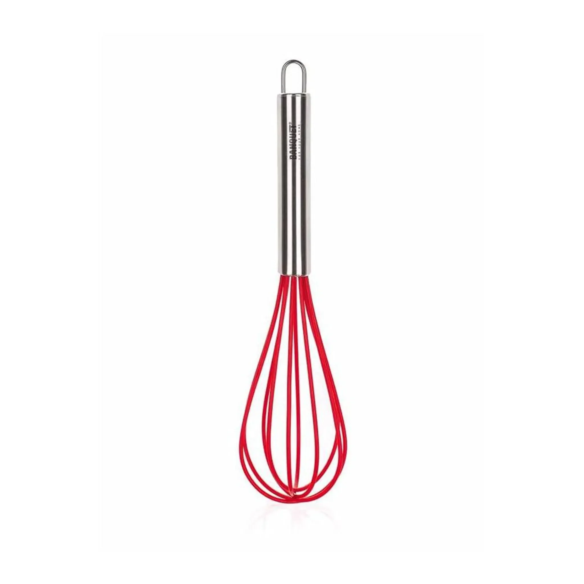 Schneebesen Culinaria – Silikonbeschichtet, Rot, 30 cm