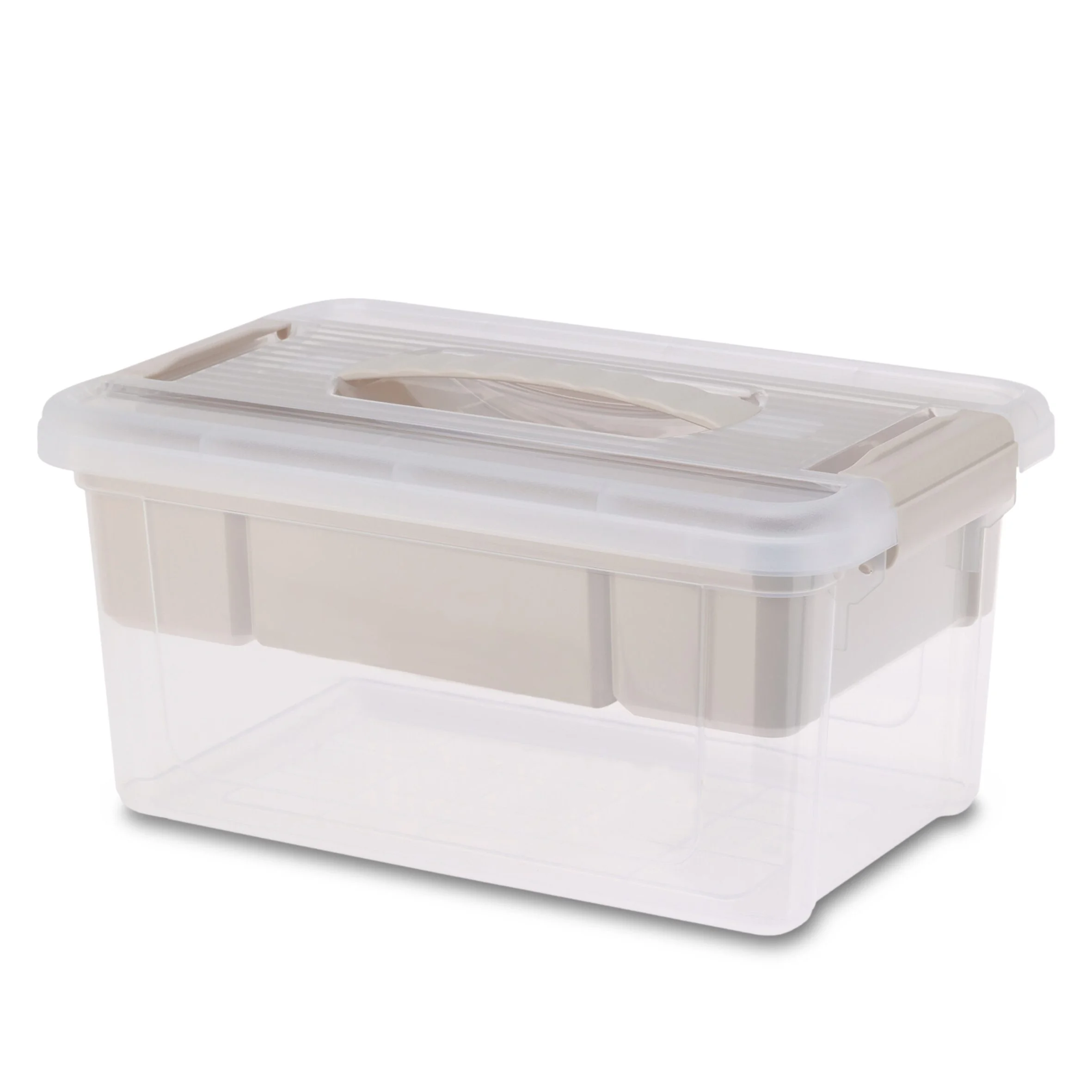 Spetebo Nähkästchen Aufbewahrungsbox 29x19 mit Griff