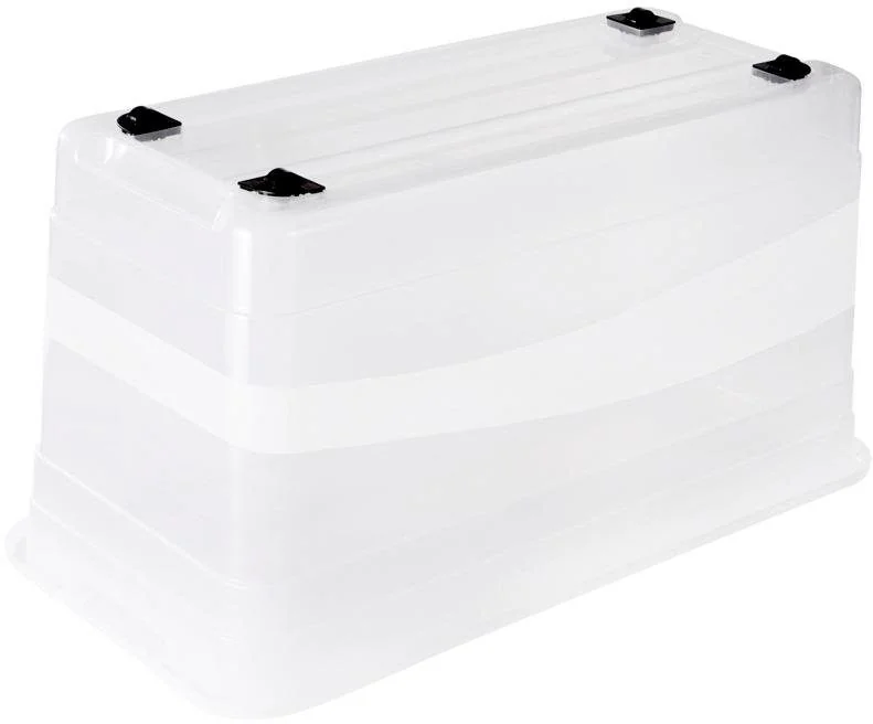 KEEEPER konrad Aufbewahrungsbox 83L mit Rollen, Deckel