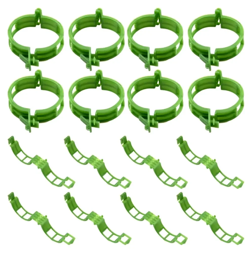 100 Stück Pflanzenclips Rankhilfe für Gartenpflanzen