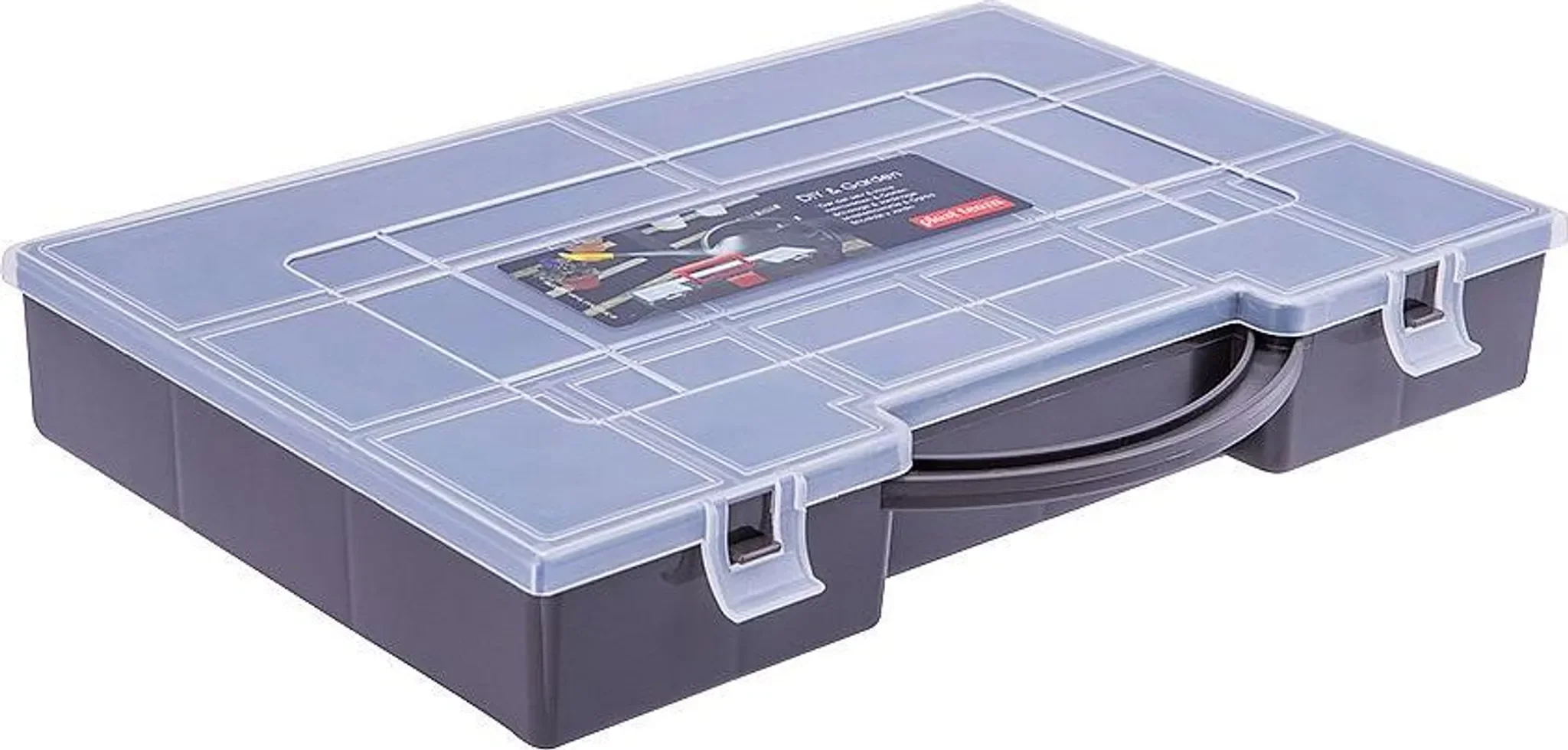 plast team Sortimentskasten HOBBY BOX SMALL – grau