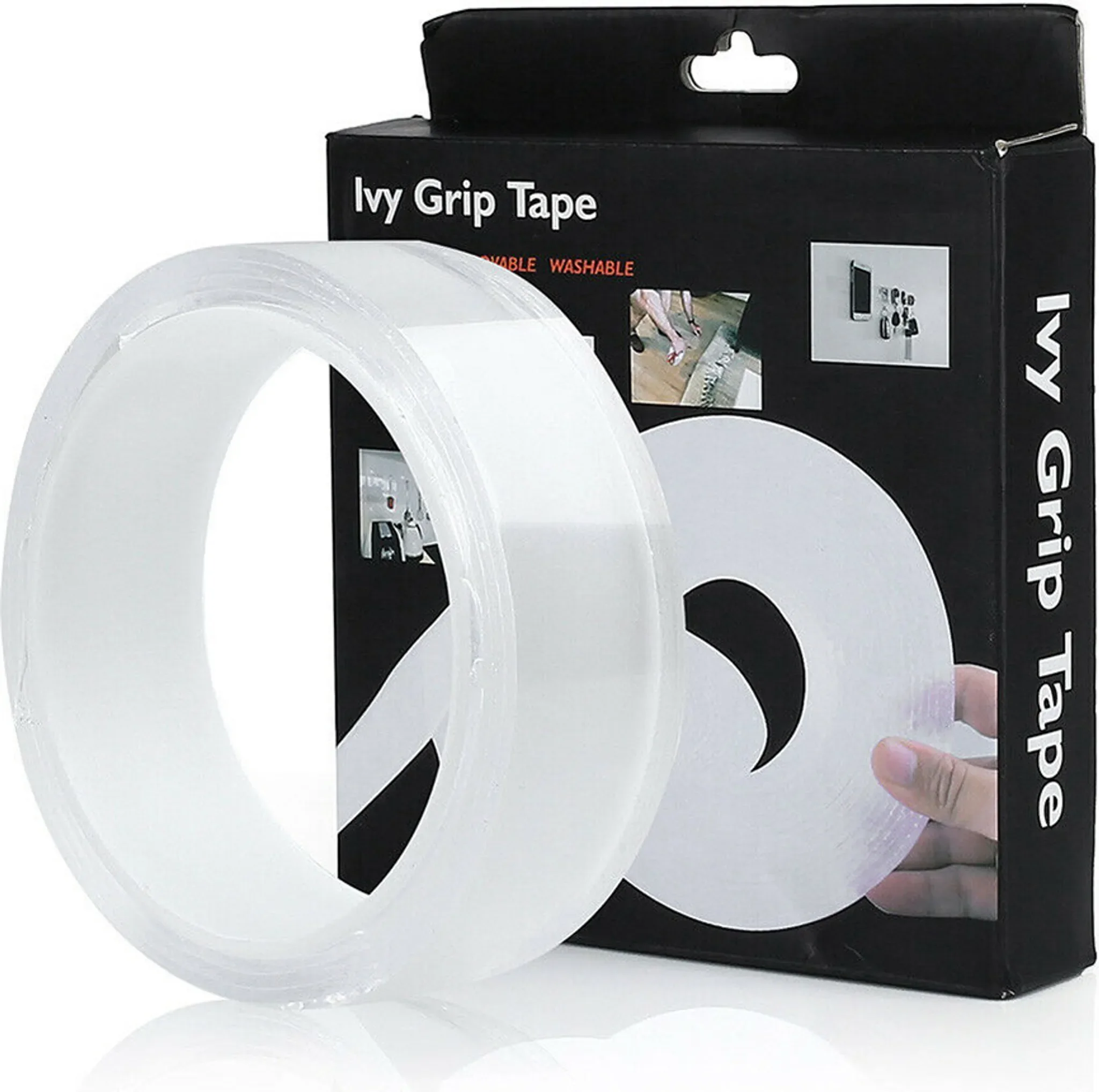 Doppelseitiges Nano-Klebeband – Transparent, 1 m