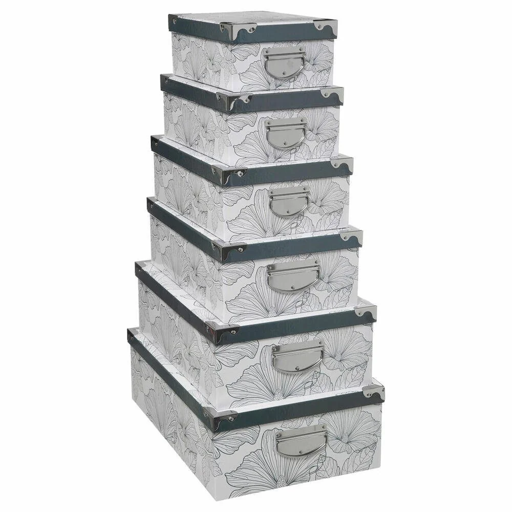 5FIVE SIMPLY SMART Aufbewahrungsboxen Set Delicat 6 tlg