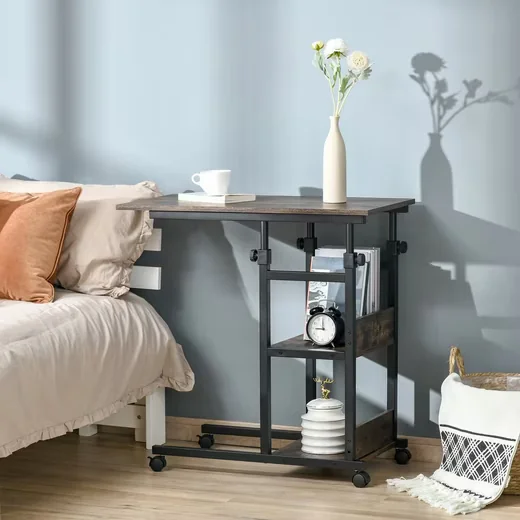 HOMCOM Beistelltisch fürs Wohnzimmer