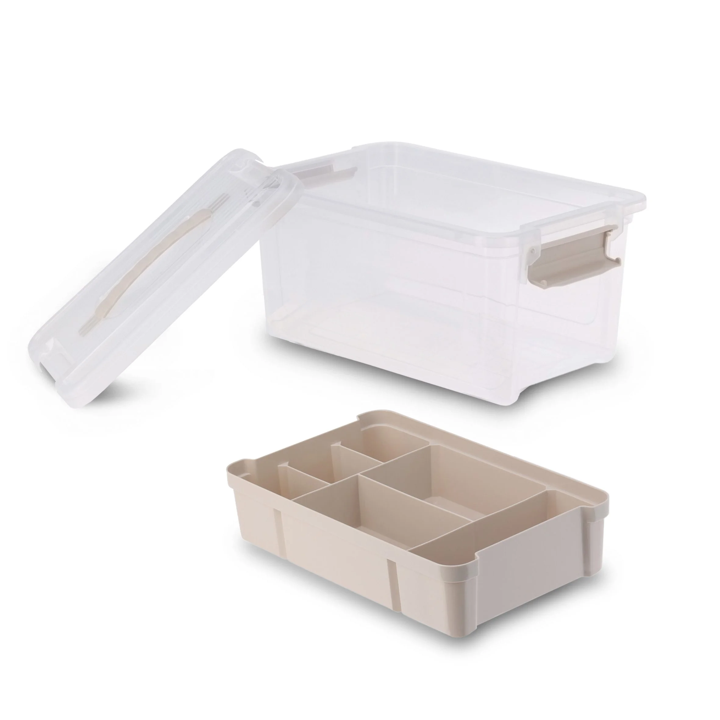 Spetebo Nähkästchen Aufbewahrungsbox 29x19 mit Griff