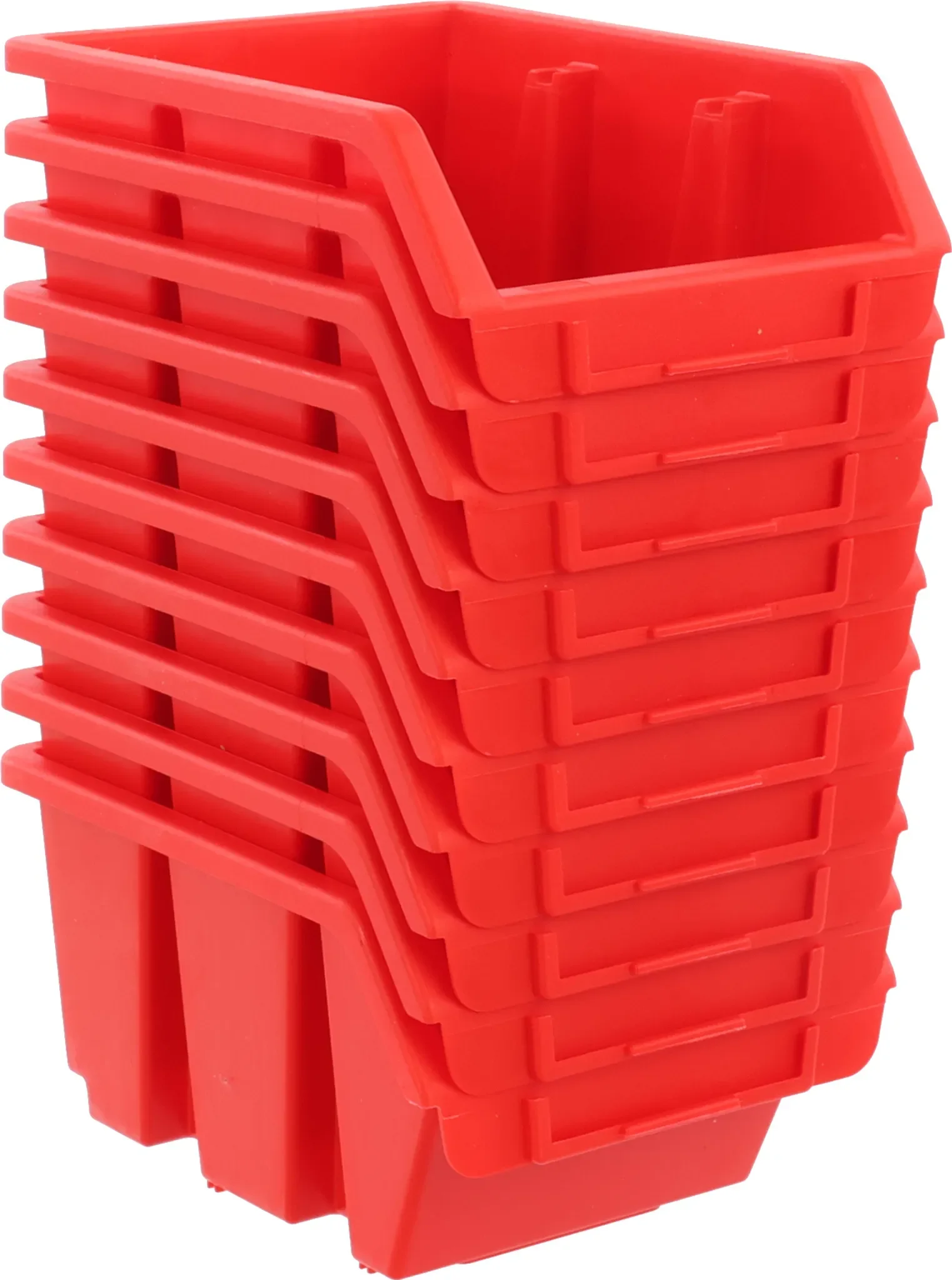 Sortierboxen 11,5 × 8,5 × 6 cm – 10er-Set, rot