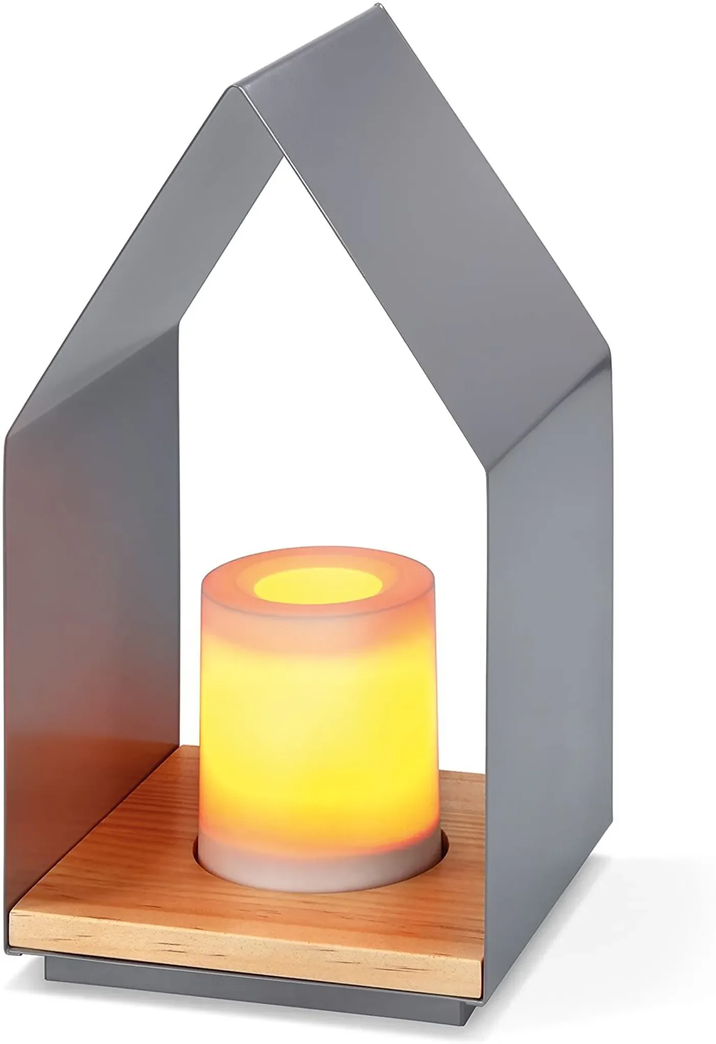 Batterie-Dekoleuchte Haus „LENI“ – mit Flackerlicht