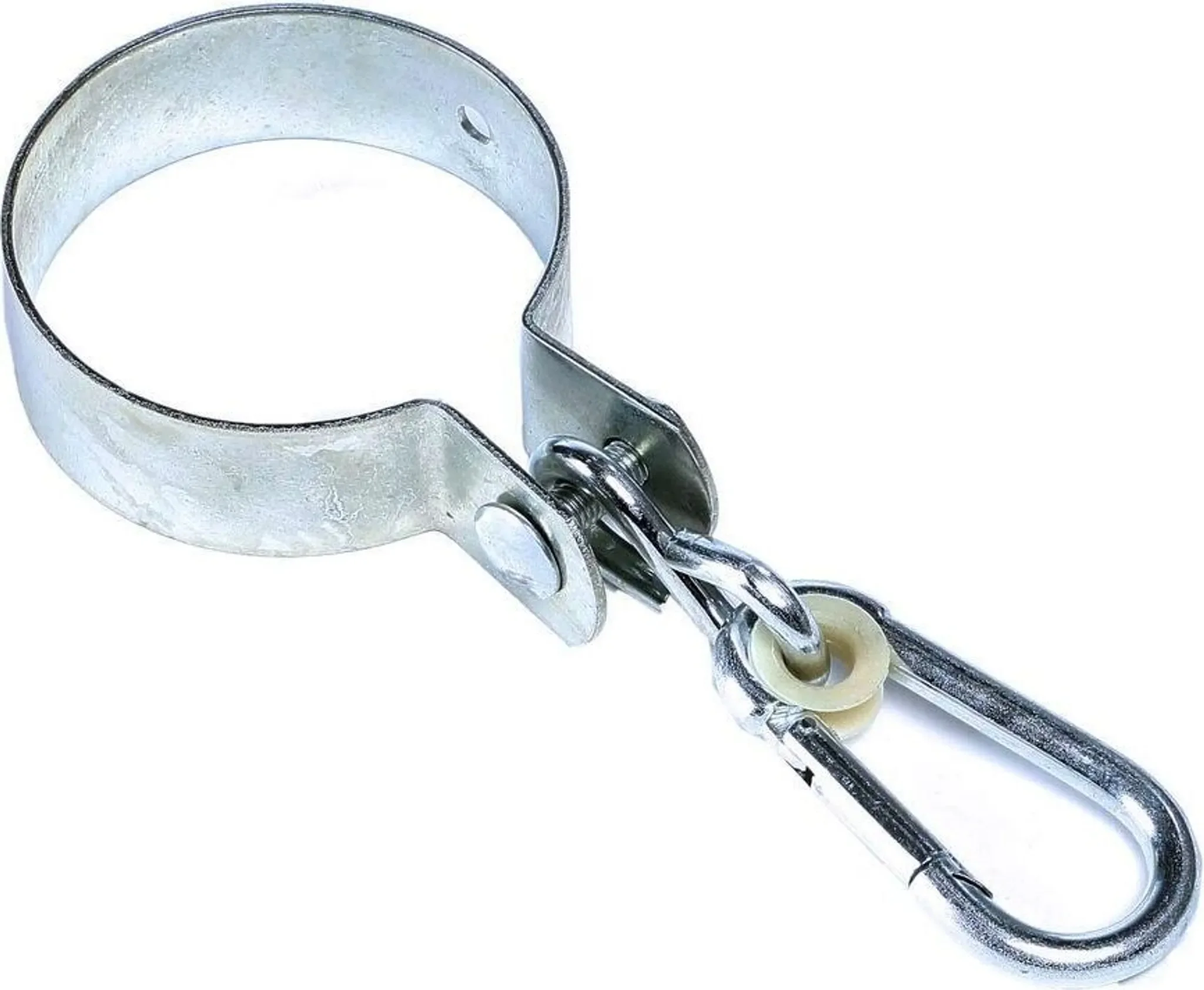 Schaukelhaken für Rundholz Ø 10 cm – Schaukelschelle mit Karabinerhaken