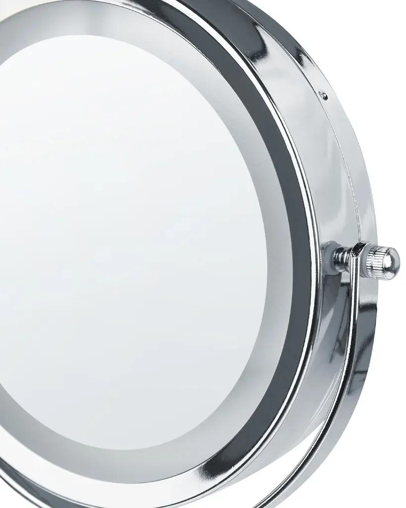 Beliani LED Kosmetikspiegel doppelseitig 20 cm
