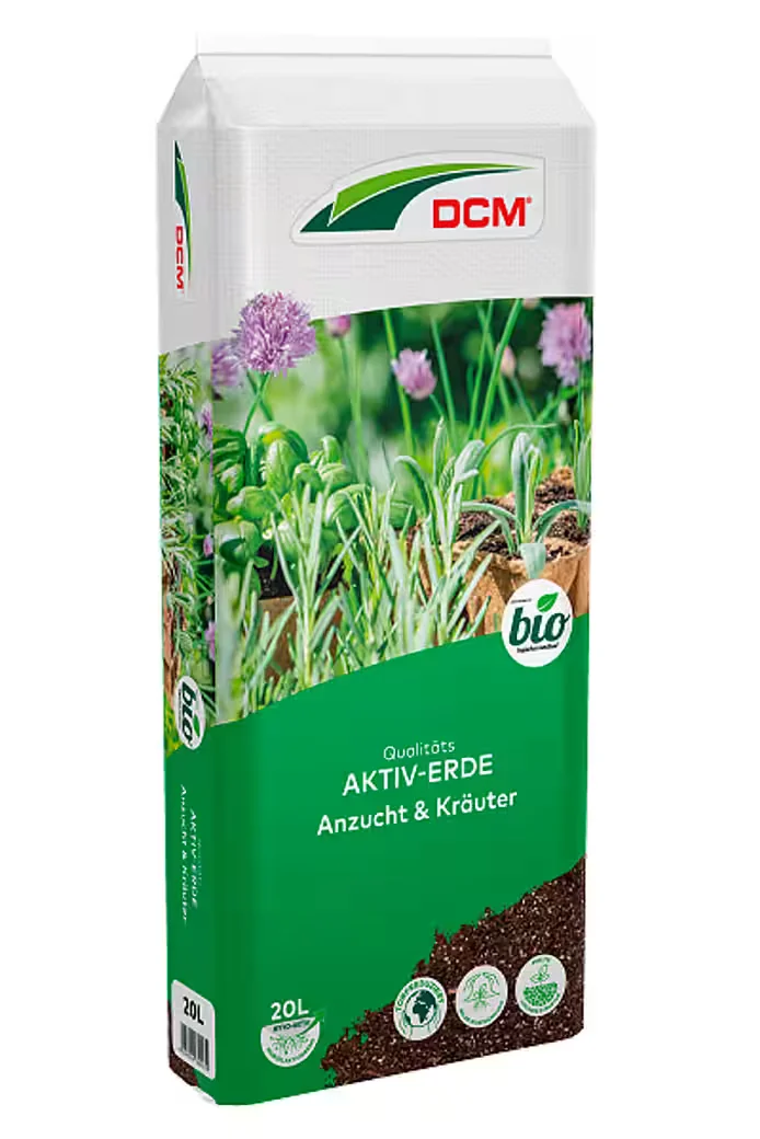 CUXIN DCM Aktiv-Erde Anzucht- und Kräutererde 20 l